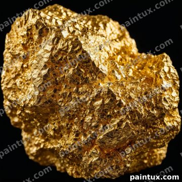 Ein einziges grosses Natur  Goldnugget