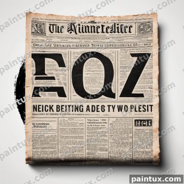 Kleinanzeigen eine alte Zeitung  mit den