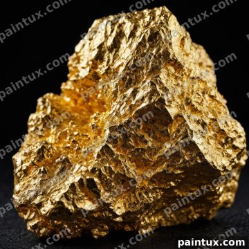 Ein einziges grosses Natur  Goldnugget